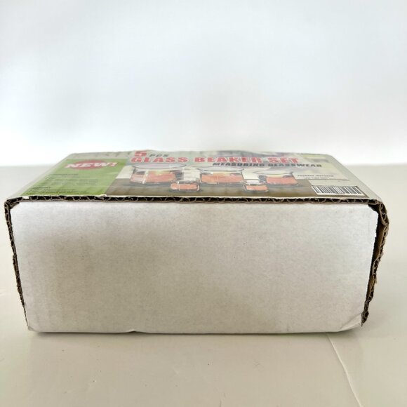 NWT 5 Piece Small Borosilicate Graduated Glass Measuring Beaker Set - Picture 5 of 8